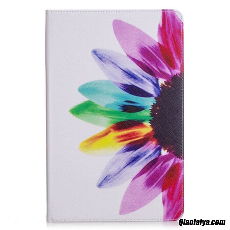 Étui Samsung Galaxy Tab S6 Lite Fleur Aquarelle